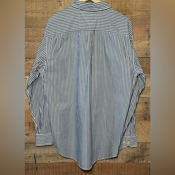 Tommy Hilfiger Men's Long Sleeve Button Down Striped Shirt size XL Business - Picture 3 of 7